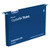 Rexel Crystalfile Extra Suspension File Polypropylene 30mm Wide-base Foolscap Blue Ref 70633 [Pack 25]