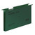 Rexel Crystalfile Extra Suspension File Polypropylene 30mm Wide-base Foolscap Green Ref 70631 [Pack 25]