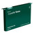 Rexel Crystalfile Extra Suspension File Polypropylene 30mm Wide-base A4 Green Ref 71759 [Pack 25]