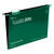 Rexel Crystalfile Extra Suspension File Polypropylene 15mm V-base A4 Green Ref 70634 [Pack 25]