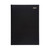 5 Star Office 2021 Diary Week to View Casebound and Sewn Vinyl Coated Board A4 297x210mm Black