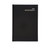 5 Star Office 2021 Appointment Diary Day to Page Casebound and Sewn Vinyl Coated Board A5 210x148mm Black