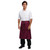 Chef Works Regular Bistro Apron Burgundy