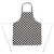 Whites Childrens Bib Apron Big Black and White Check