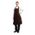 Whites Polycotton Bib Apron Chocolate