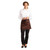 Whites Short Bistro Apron Chocolate