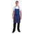 Chef Works Butchers Bib Apron Royal Blue