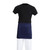 Whites Short Bistro Apron Navy Blue