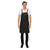 Chef Works Urban Berkeley Denim Brace Bib Apron Black