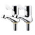 Vogue Lever Basin Taps (Pack of 2)