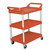 Rubbermaid Compact Utility Trolley Red