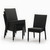 Bolero PE Wicker Side Chairs Charcoal (Pack of 4)