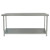 Parry Fully Welded Stainless Steel Centre Table with Undershelf 1200x600mm