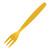 Olympia Kristallon Polycarbonate Fork Yellow (Pack of 12)