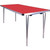 Gopak Contour Folding Table Red 5ft