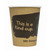 Fiesta Compostable Coffee Cups Single Wall 225ml / 8oz (Pack of 50)