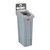 Rubbermaid Slim Jim Bottles and Cans Recycling Station Dark Grey 87Ltr