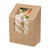 Colpac Zest Compostable Kraft Tuck-Top Tortilla Wrap Packs With Cellulose Window (Pack of 500)