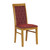 Brooklyn Padded Back Soft Oak Dining Chair with Red Diamond Padded Seat and Back (Pack of 2)