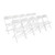 Bolero PP Folding Chairs White (Pack of 10)