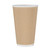 Fiesta Recyclable Coffee Cups Ripple Wall Kraft 455ml / 16oz (Pack of 500)