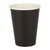 Fiesta Recyclable Coffee Cups Single Wall Black 340ml / 12oz (Pack of 50)