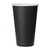 Fiesta Recyclable Coffee Cups Single Wall Black 455ml / 16oz (Pack of 50)