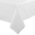 White PVC Table Cloth 54in