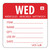 Vogue Dissolvable Day of the Week Labels Wednesday (Pack of 250)