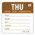 Vogue Dissolvable Day of the Week Labels Thursday (Pack of 250)