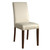 Bolero Faux Leather Dining Chairs Cream (Pack of 2)