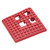 COBA Red Corner Flexi-Deck Tiles (Pack of 4)