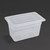 Vogue Polypropylene 1/4 Gastronorm Container with Lid 150mm (Pack of 4)