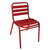 Bolero Red Aluminium Bistro Side Chair (Pack of 4)