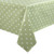 PVC Green Polka Dot Table Cloth 55 x 90in