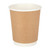 Fiesta Recyclable Coffee Cups Double Wall Kraft 225ml / 8oz (Pack of 25)