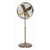 Status 16" Oscillating Antique Brass Stand Fan