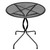 Bolero Steel Classic Patio Table Black 700mm