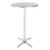 Bolero Round Flip Top Poseur Table Stainless Steel 600mm