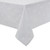 Mitre Luxury Luxor Tablecloth Ivy Leaf White 1150 x 1150mm