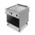 Falcon F900 800mm Half-Ribbed Steel Griddle on Mobile Stand E9581R