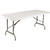 Bolero Rectangular Centre Folding Table 6ft White