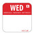 Vogue Removable Colour Coded Food Labels Wednesday (Pack of 1000)