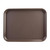 Olympia Kristallon Large Polypropylene Fast Food Tray Brown 450mm