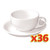 Olympia Cappuccino Cup and Saucer Set 285ml (Pack of 36)