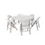 Special Offer Bolero 5ft Round Folding Table with Six Folding Chairs