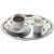 APS Chrome-Plated Stainless Steel Oval Tea Tray 300mm