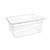 Vogue Polycarbonate 1/2 Gastronorm Container 150mm Clear