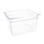 Vogue Polycarbonate 1/2 Gastronorm Container 200mm Clear