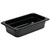 Vogue Polycarbonate 1/4 Gastronorm Container 65mm Black